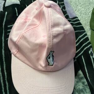 Light Pink Love Hand Hat 🧢